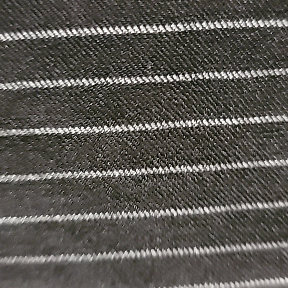 Who What Wear Black and White Pinstripped Casual Pull-On Dress Pants, Size 16 - Picture 3 of 7